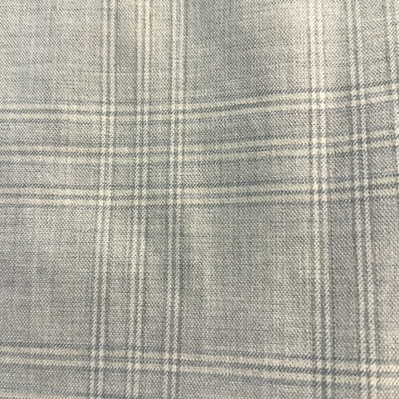 NWT Women’s Rachel Zoe Elastic Waist Gray Plaid Skirt Size Large - Picture 3 of 6